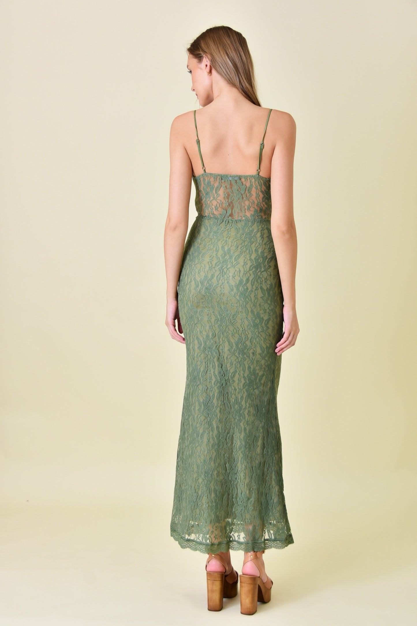 LACE DETAIL DRESS