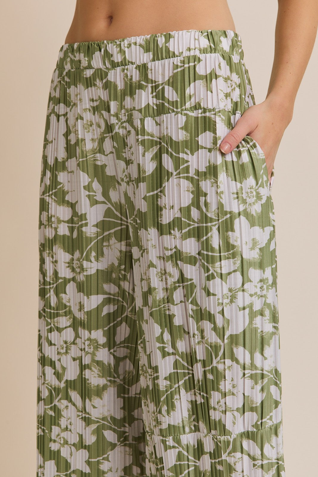 PLEATED PALAZZO PANT