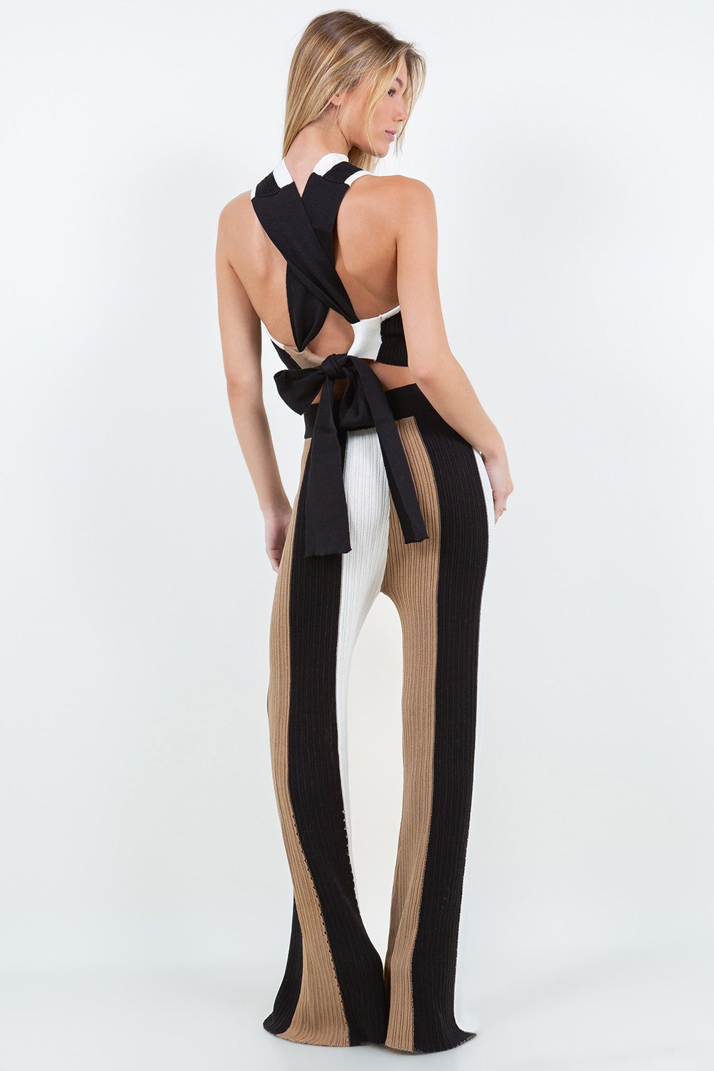 STRIPE KNIT PANT