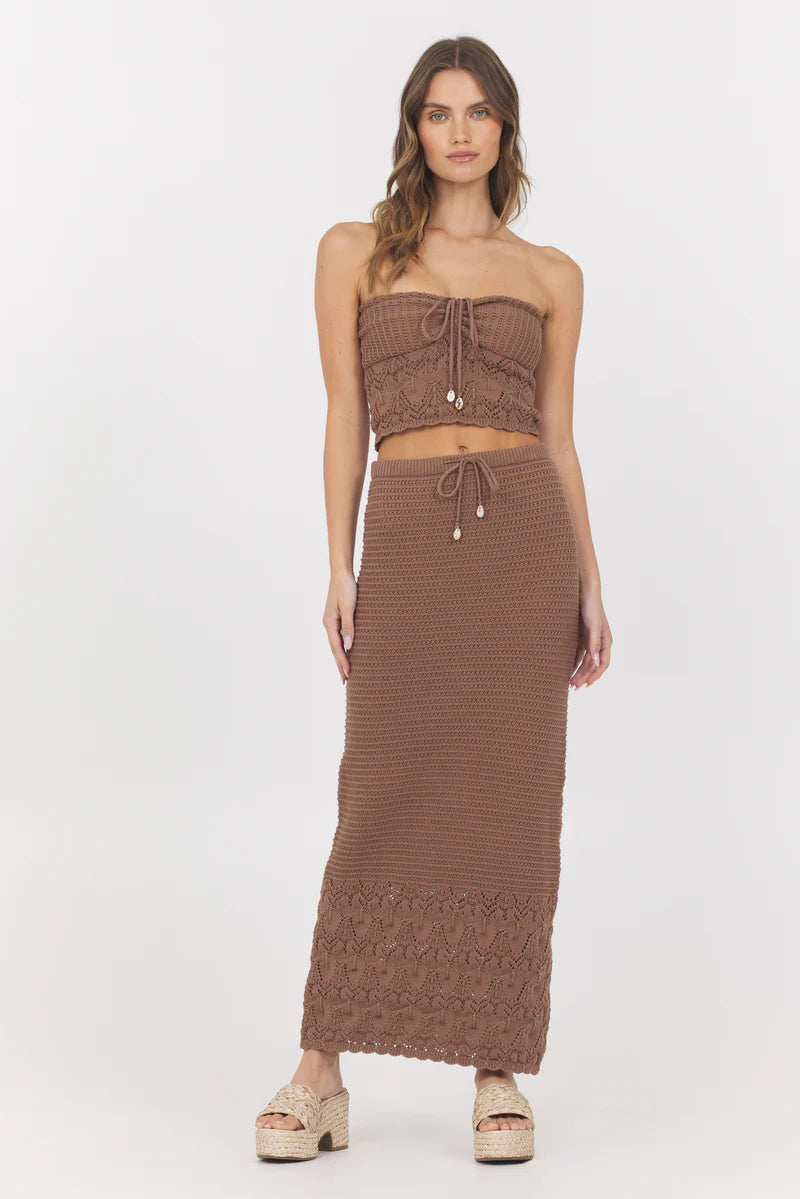 CROCHET MAXI SKIRT