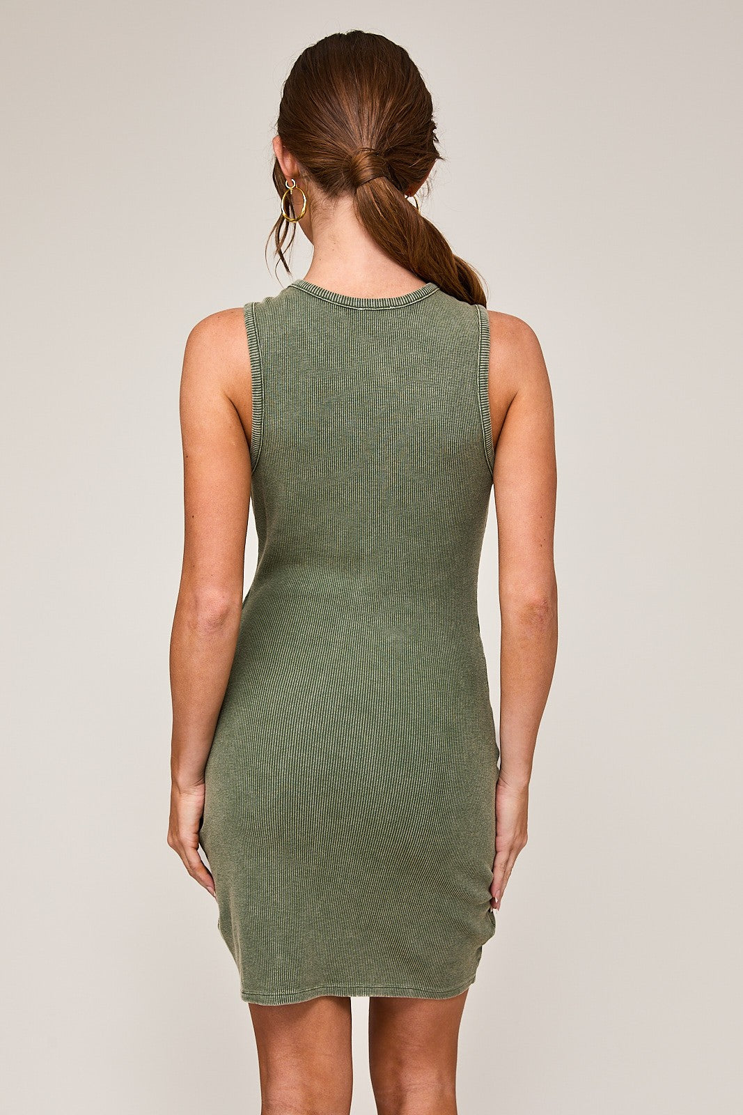 RUCHED DETAIL MINI DRESS