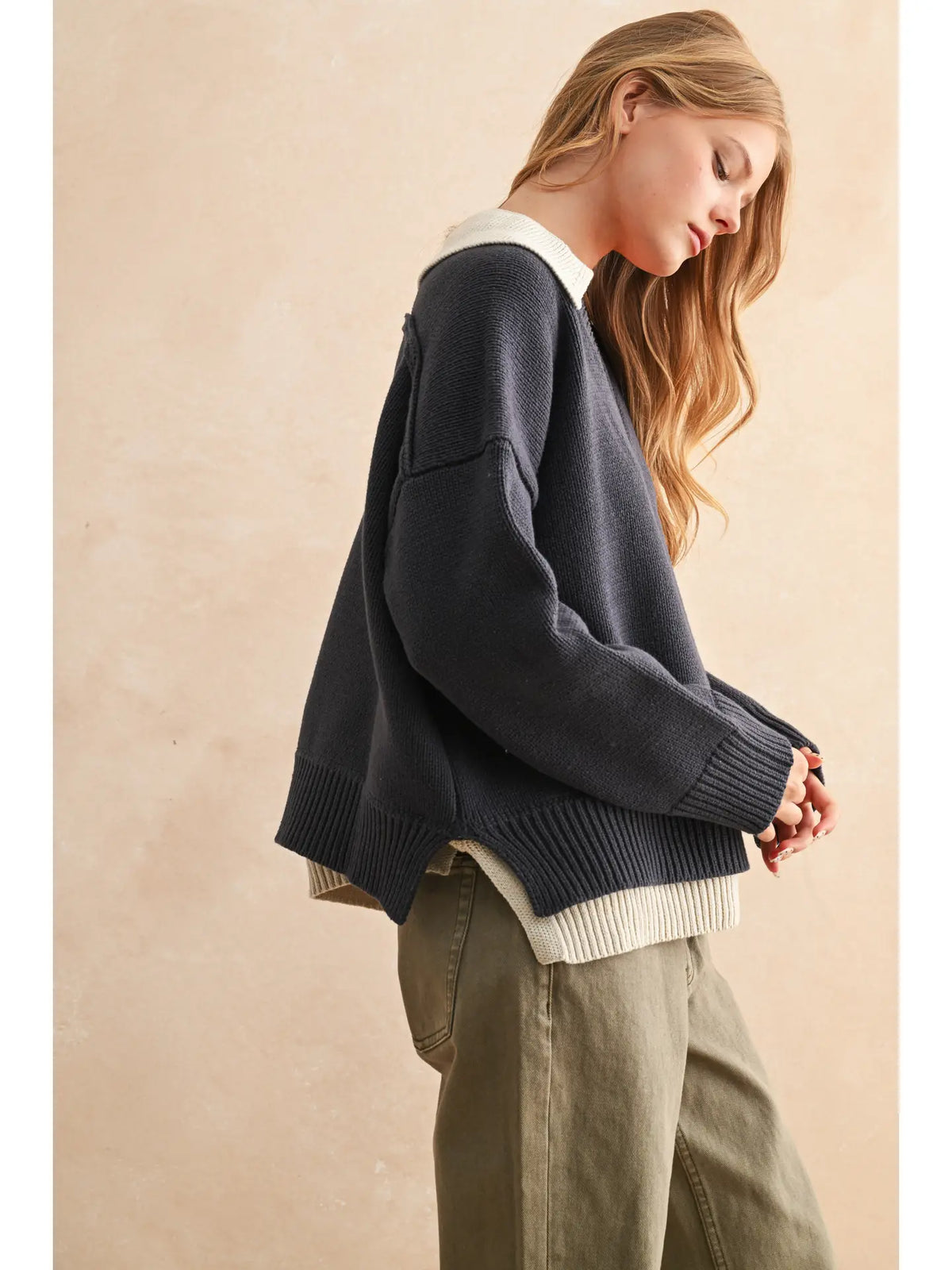 COMBO SWEATER