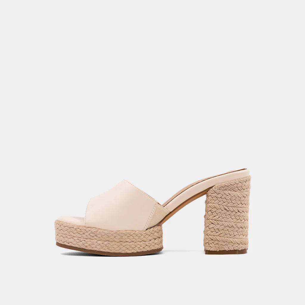 WOVEN PLATFORM HEEL