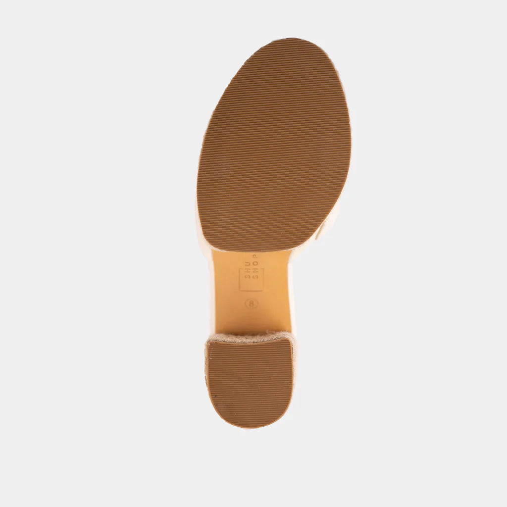 WOVEN PLATFORM HEEL