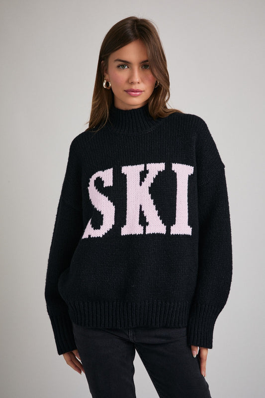 HIGH NECK SKI SWEATER
