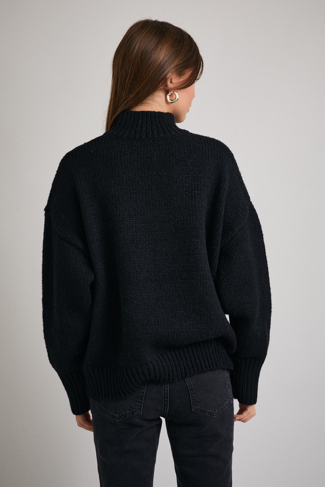 HIGH NECK SKI SWEATER