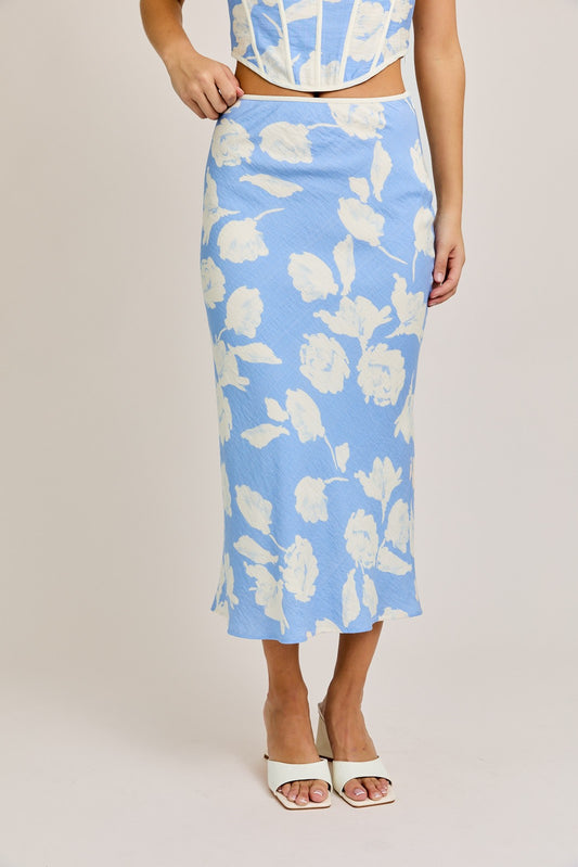 FLORAL PRINT SKIRT