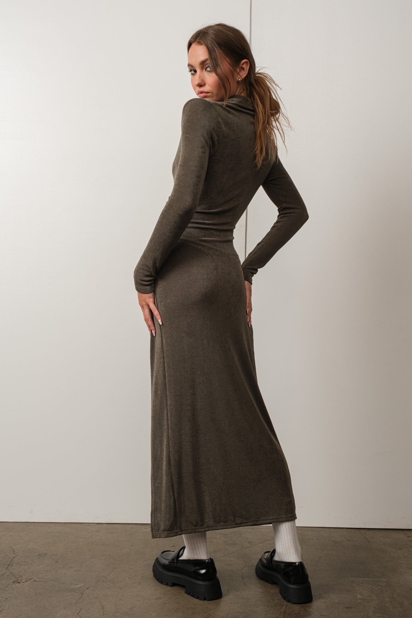 SLINKY KNIT MAXI DRESS