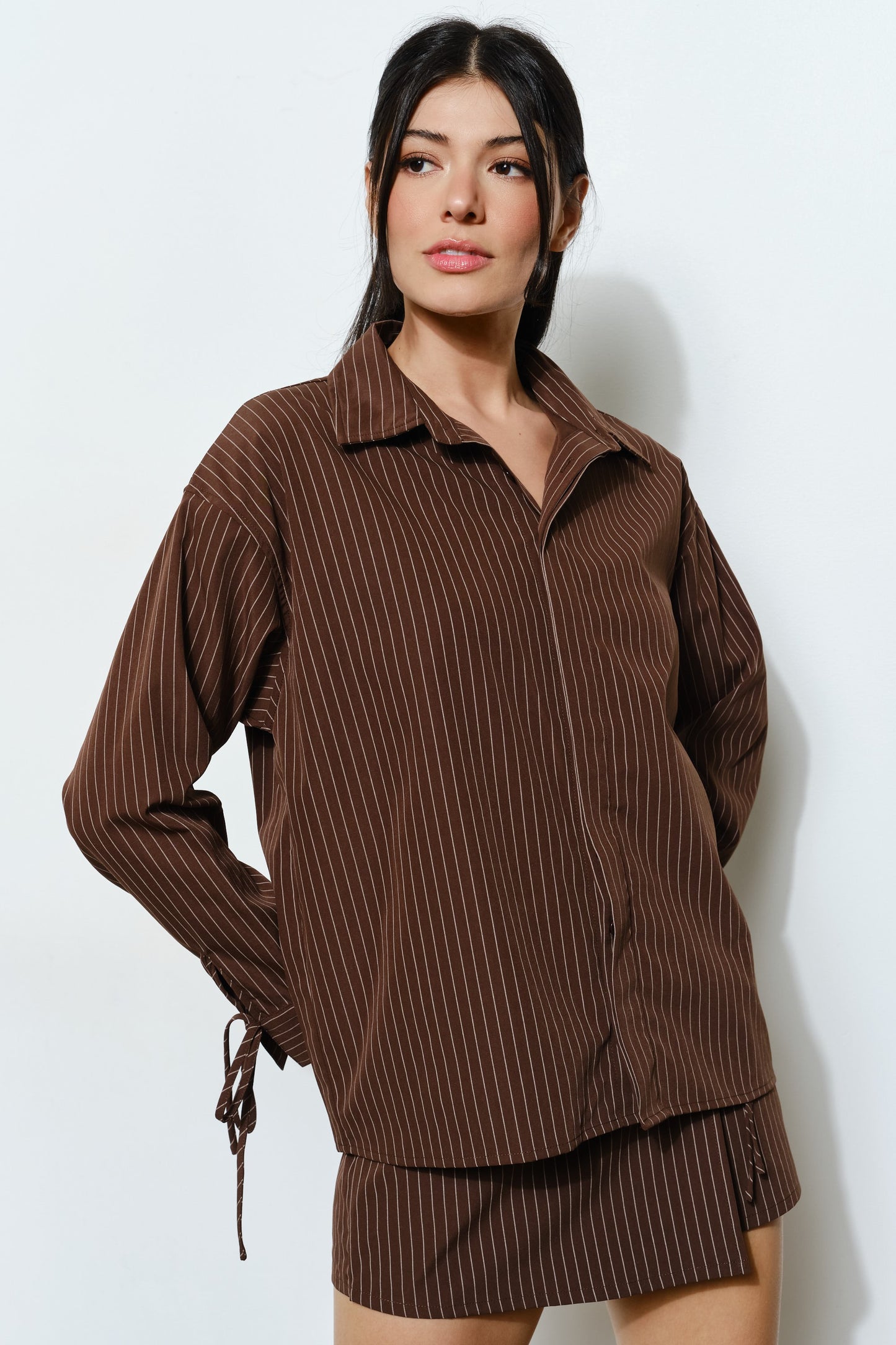 PINSTRIPE BLOUSE