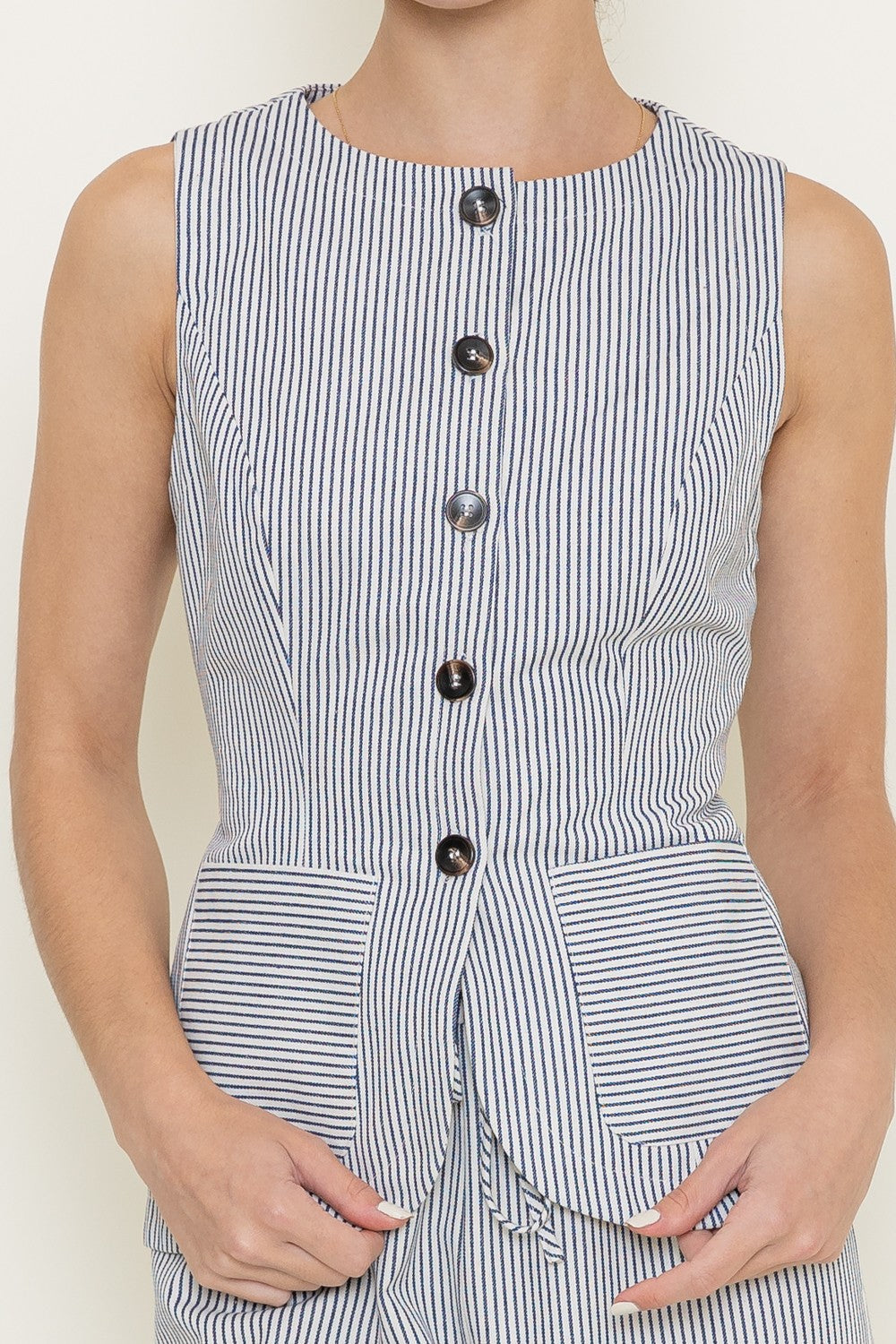 STRIPE VEST TOP