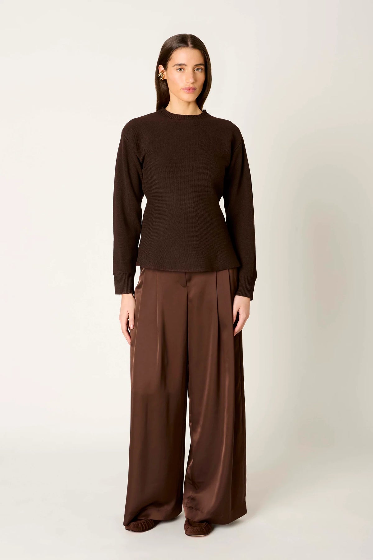 TIE BACK SWEATER