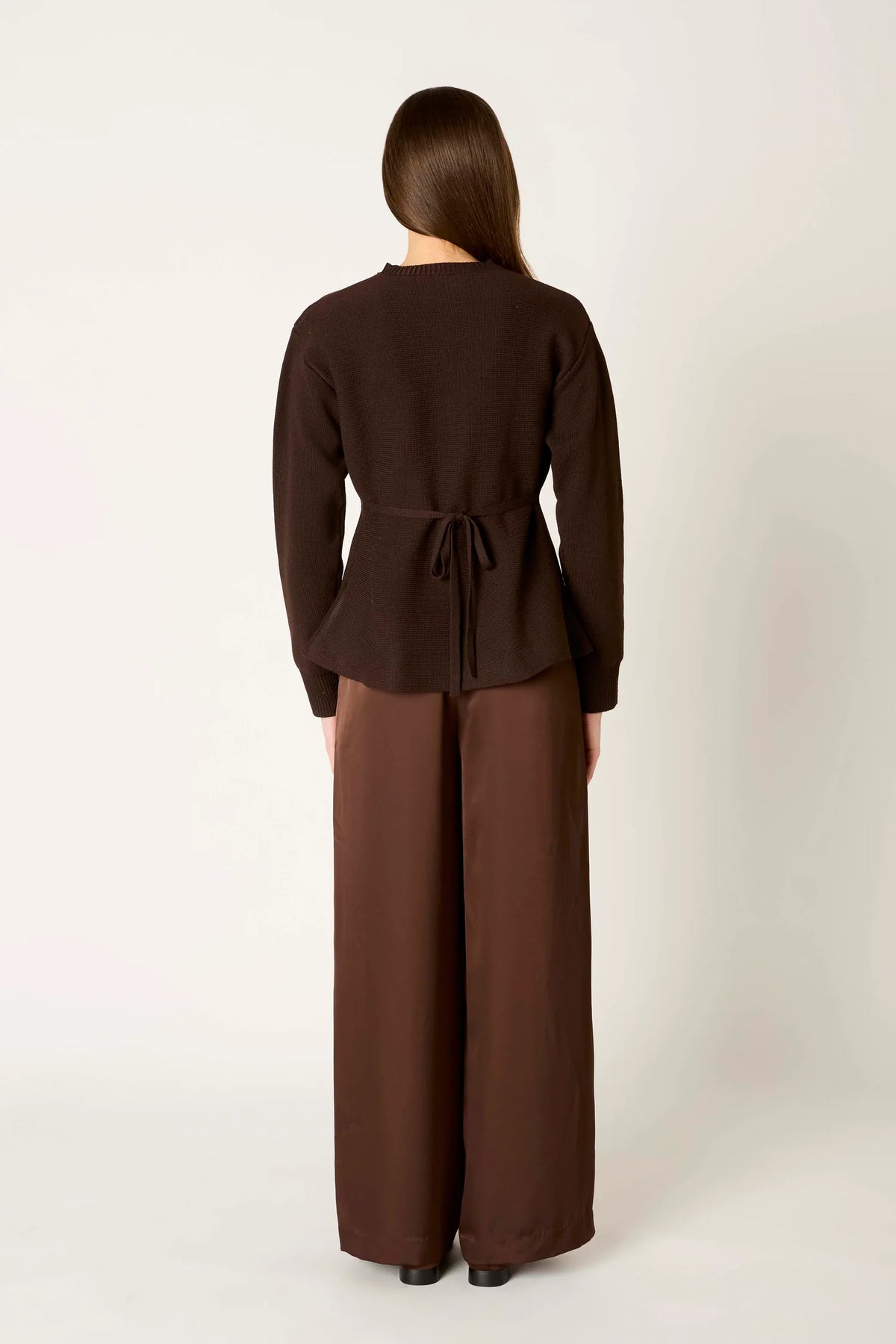 TIE BACK SWEATER