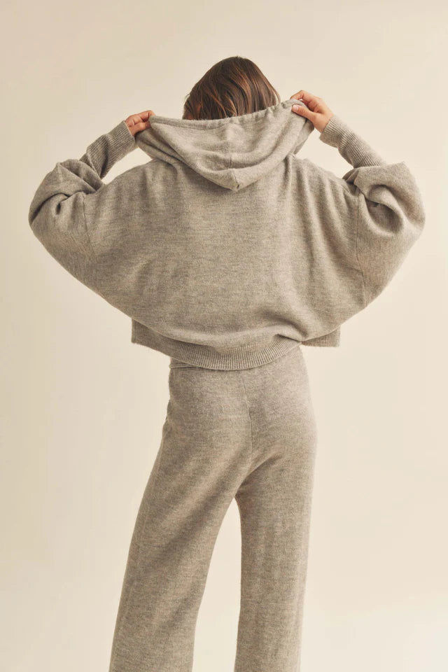 BISHOP SLEEVE SWEATER HOODIE