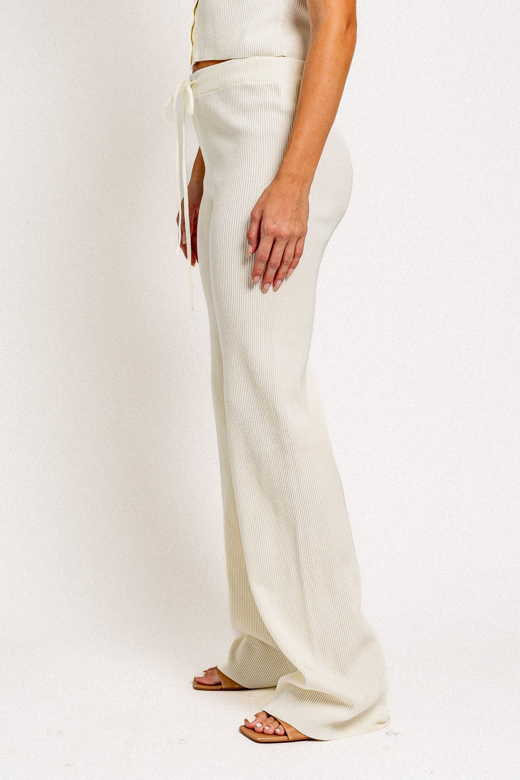 RIBBED SWEATER PANTS