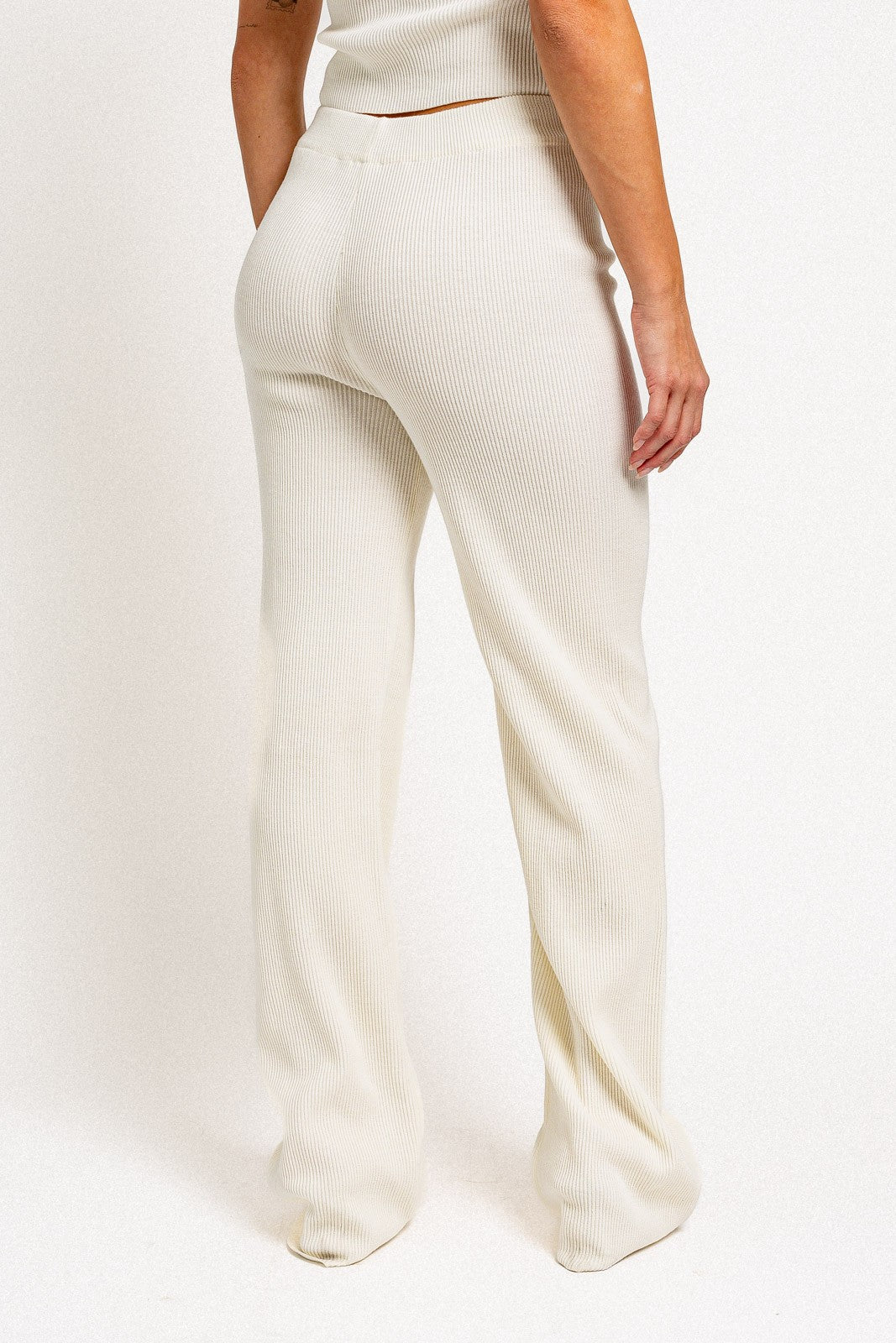 RIBBED SWEATER PANTS