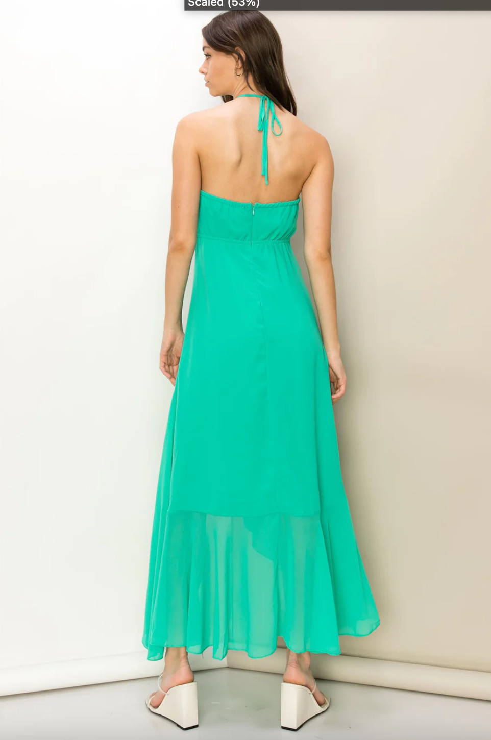 RUFFLE DRESS