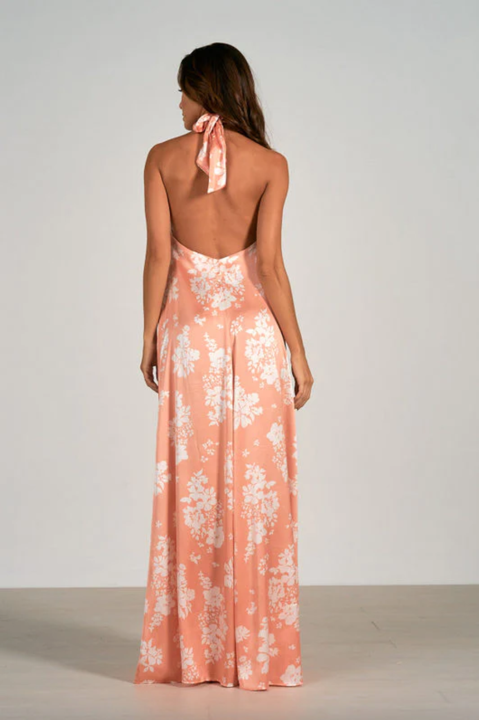 TIE HALTER DRESS