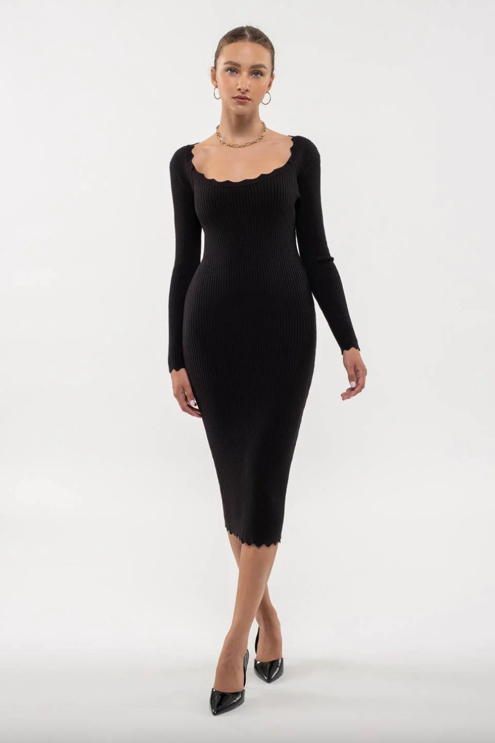 SCALLOP DRESS