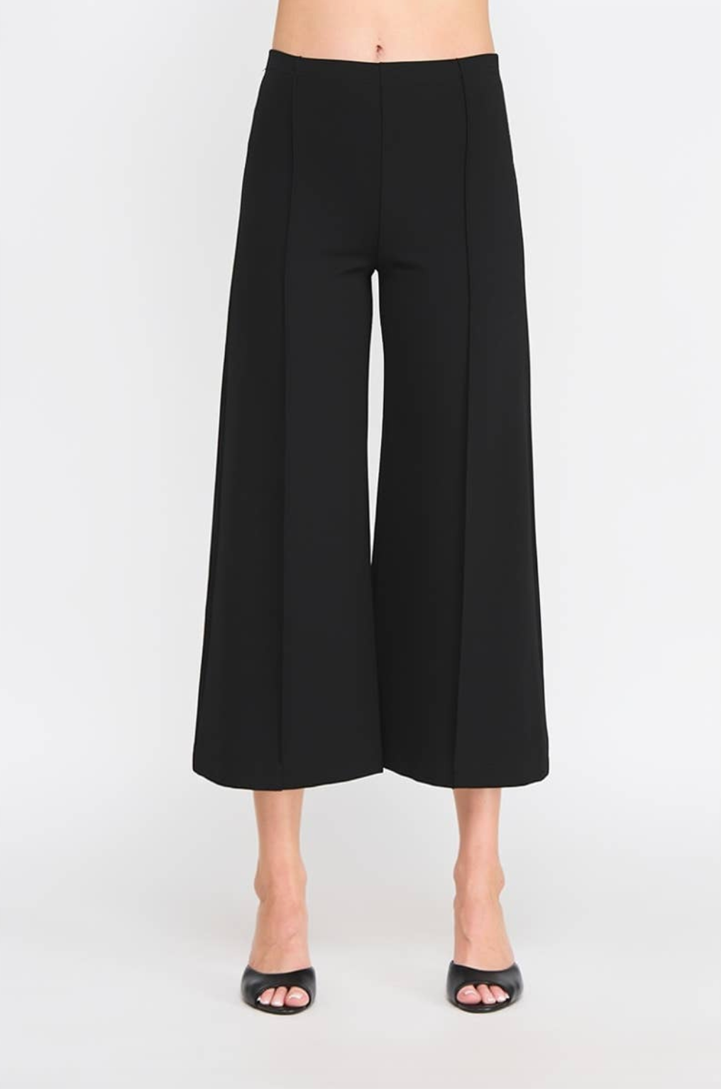 HIGH WAIST CONTOUR PONTE CROP PANT