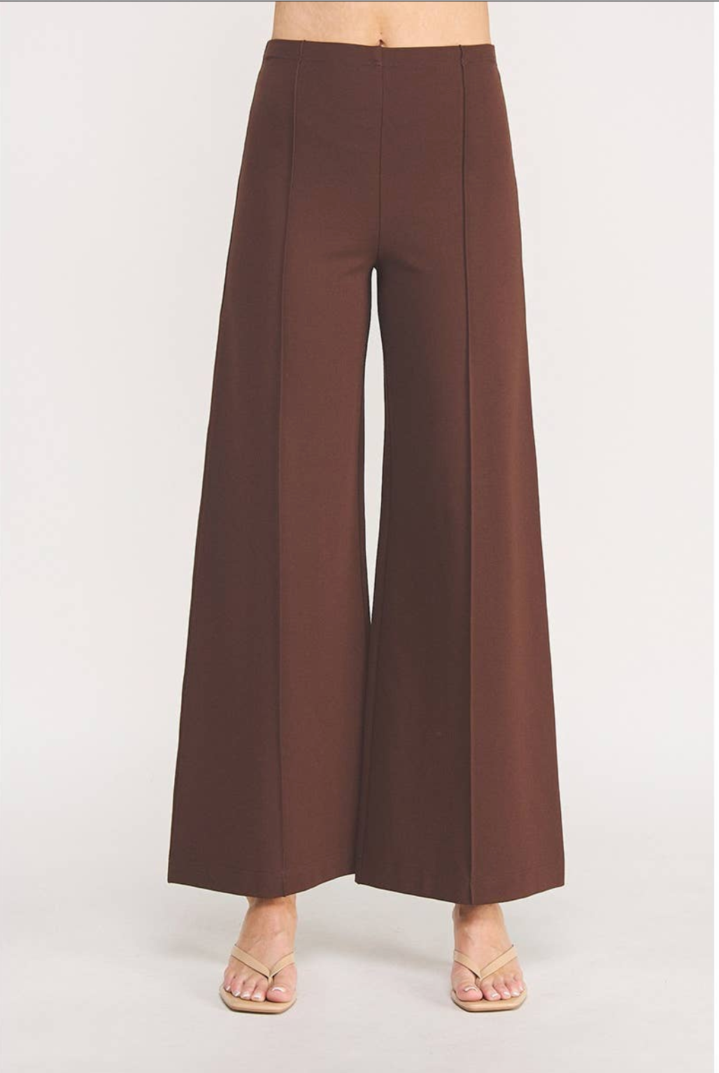 WIDE LEG PONTE PANT