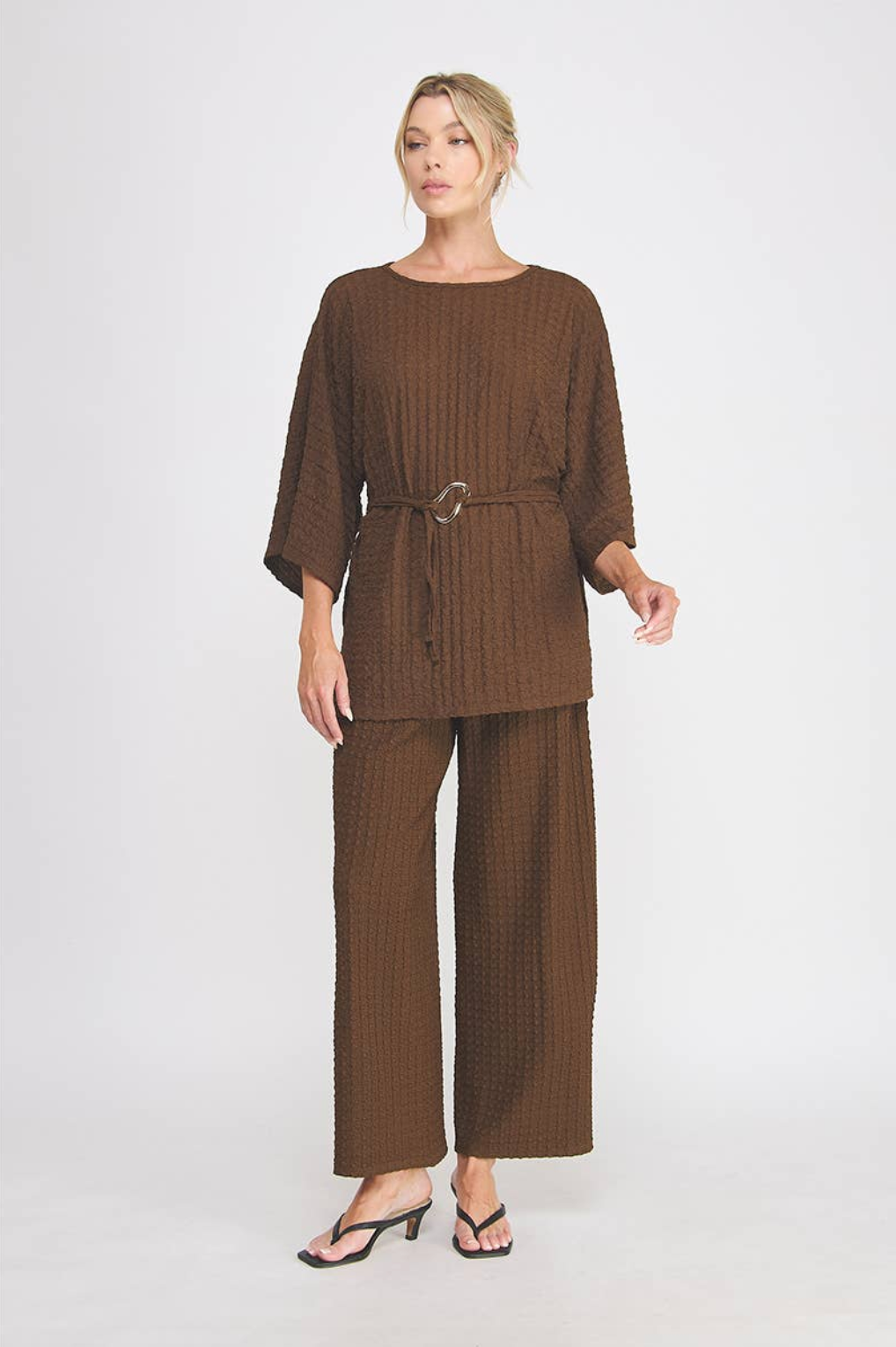 TEXTURED DOLMAN TUNIC