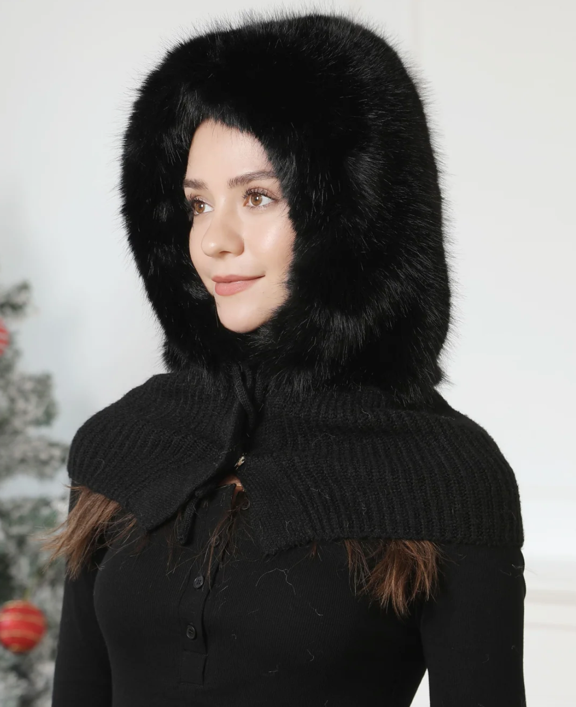 FAUX FUR BALACLAVA