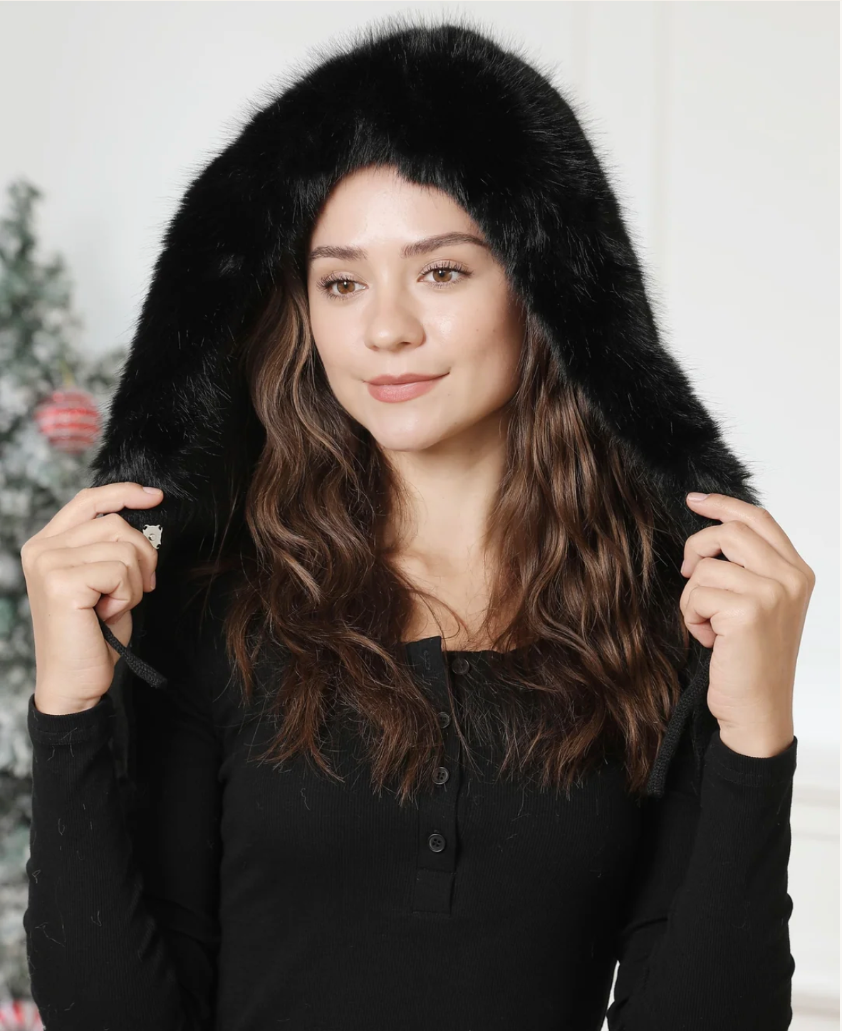 FAUX FUR BALACLAVA