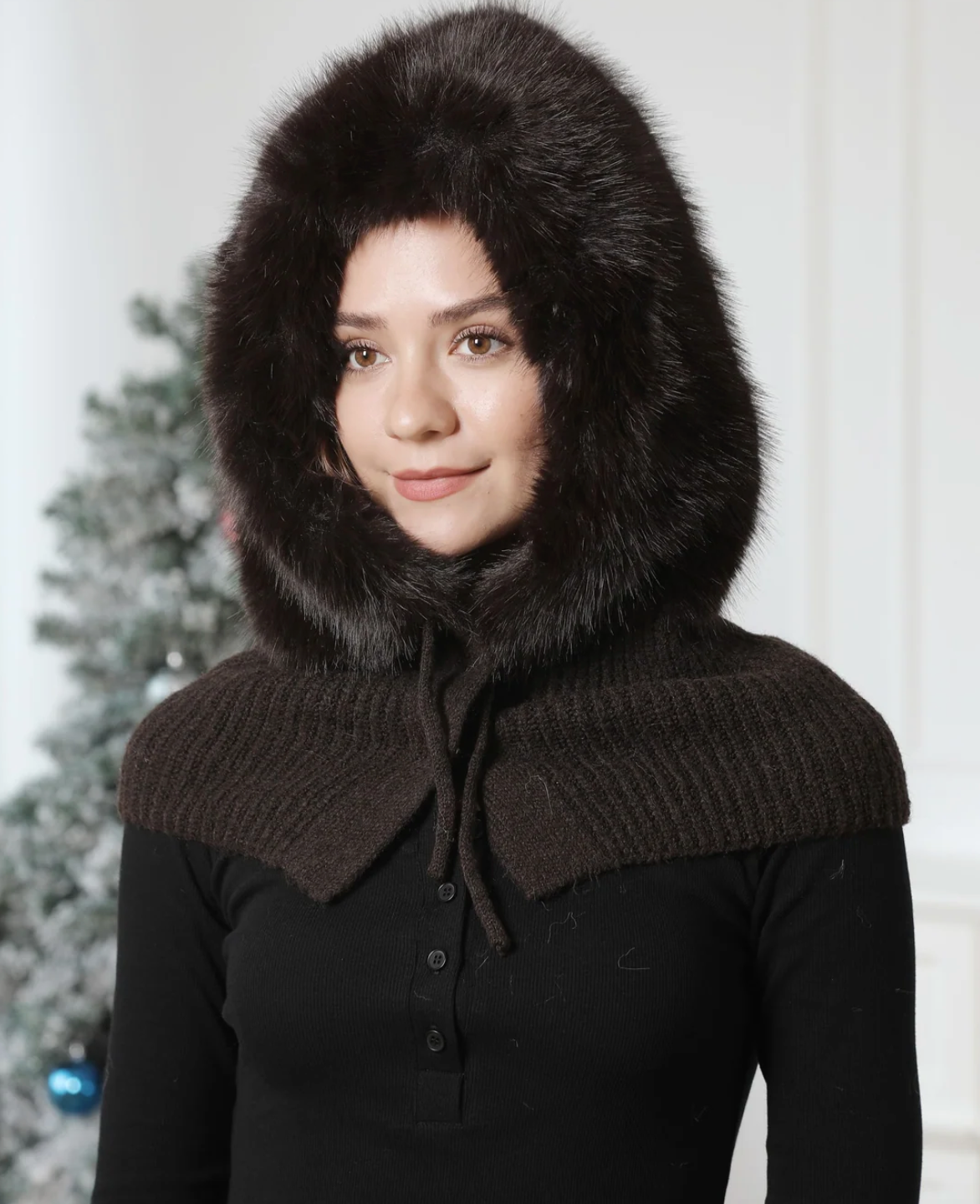 FAUX FUR BALACLAVA