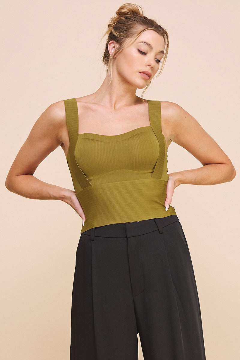 LASER CUT BRALETTE TANK