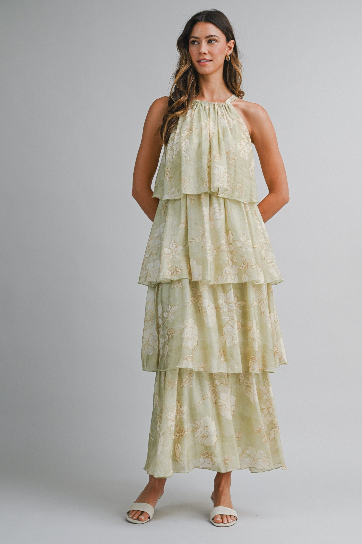 TIERED MAXI DRESS
