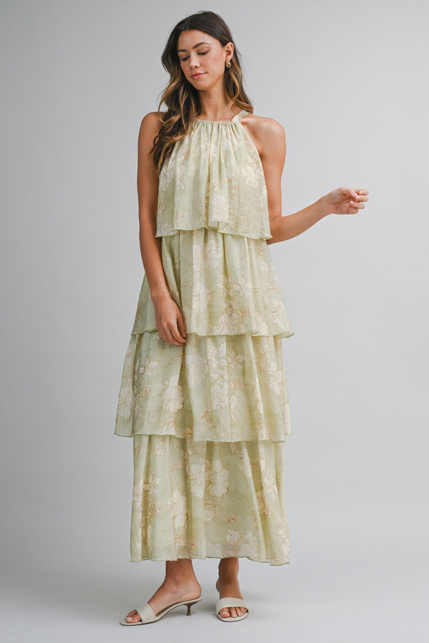 TIERED MAXI DRESS