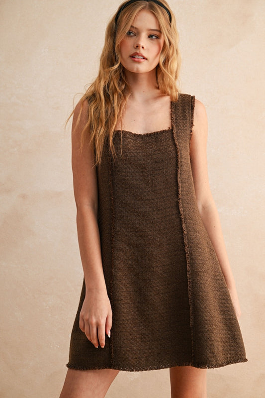 TWEED JUMPER DRESS