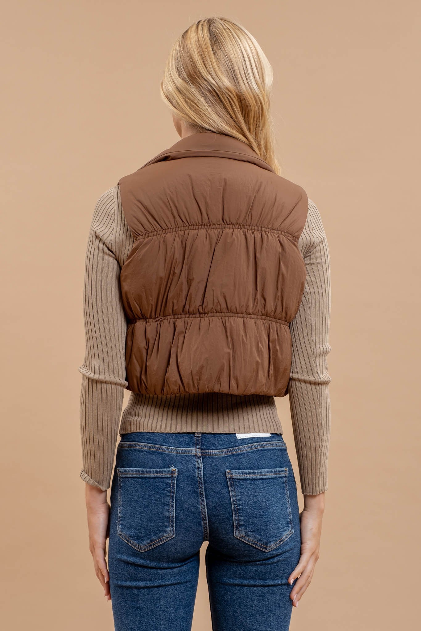 CROPPED PUFFER VEST