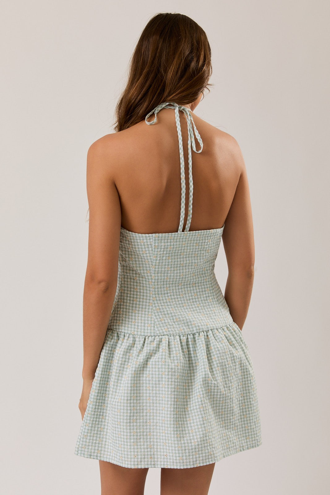 DROP WAIST MINI DRESS