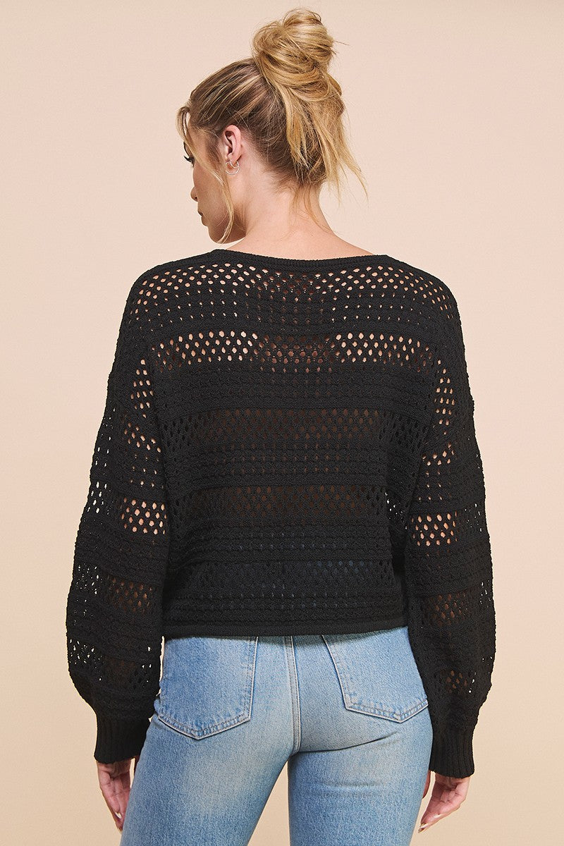WOVEN DRAWSTRING TOP