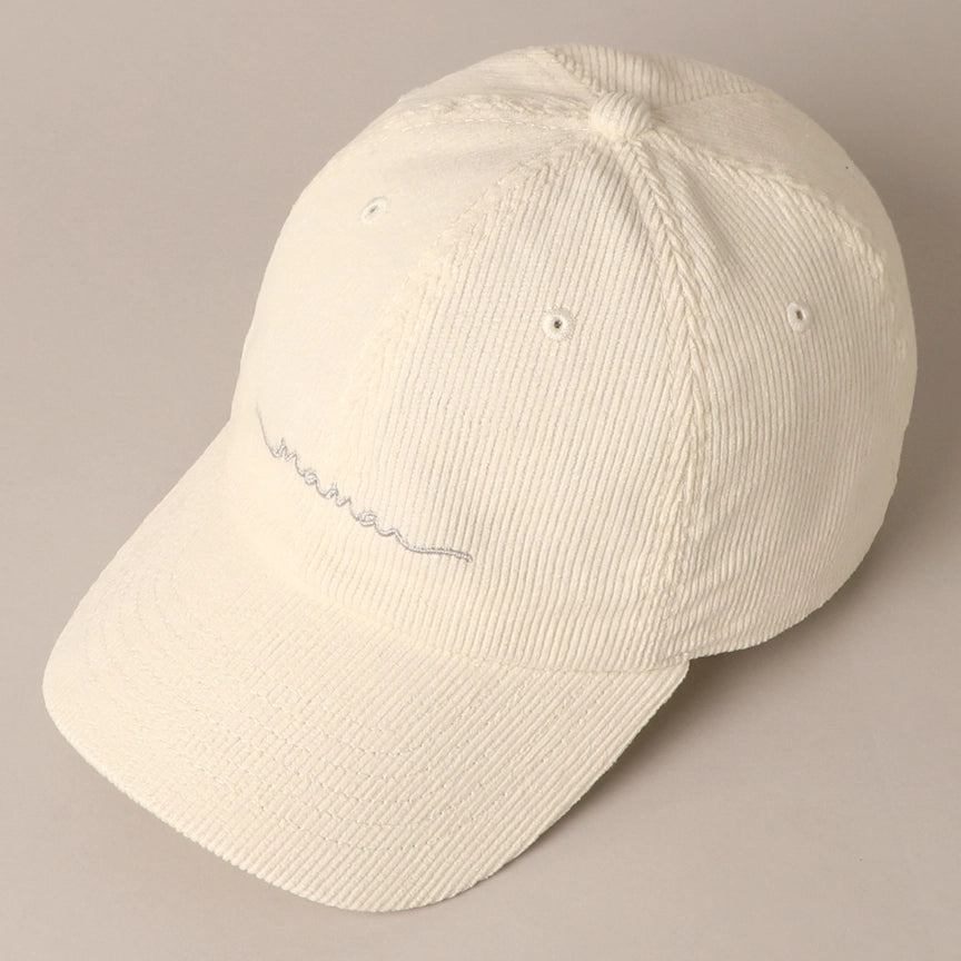 MAMA EMBROIDERED BALL CAP