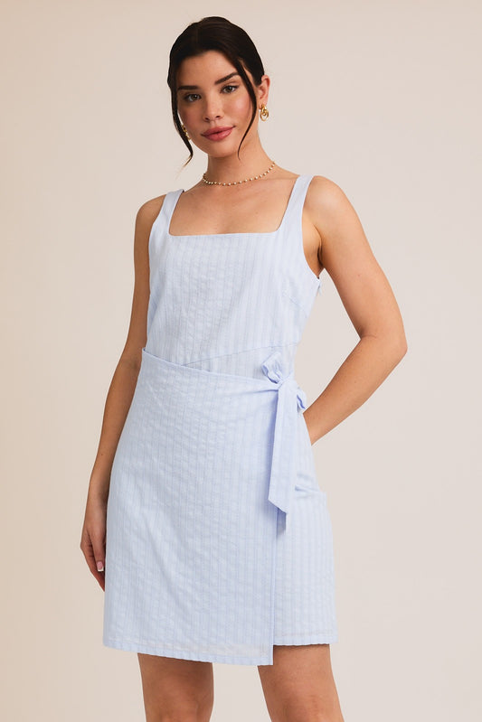 WRAP MINI DRESS