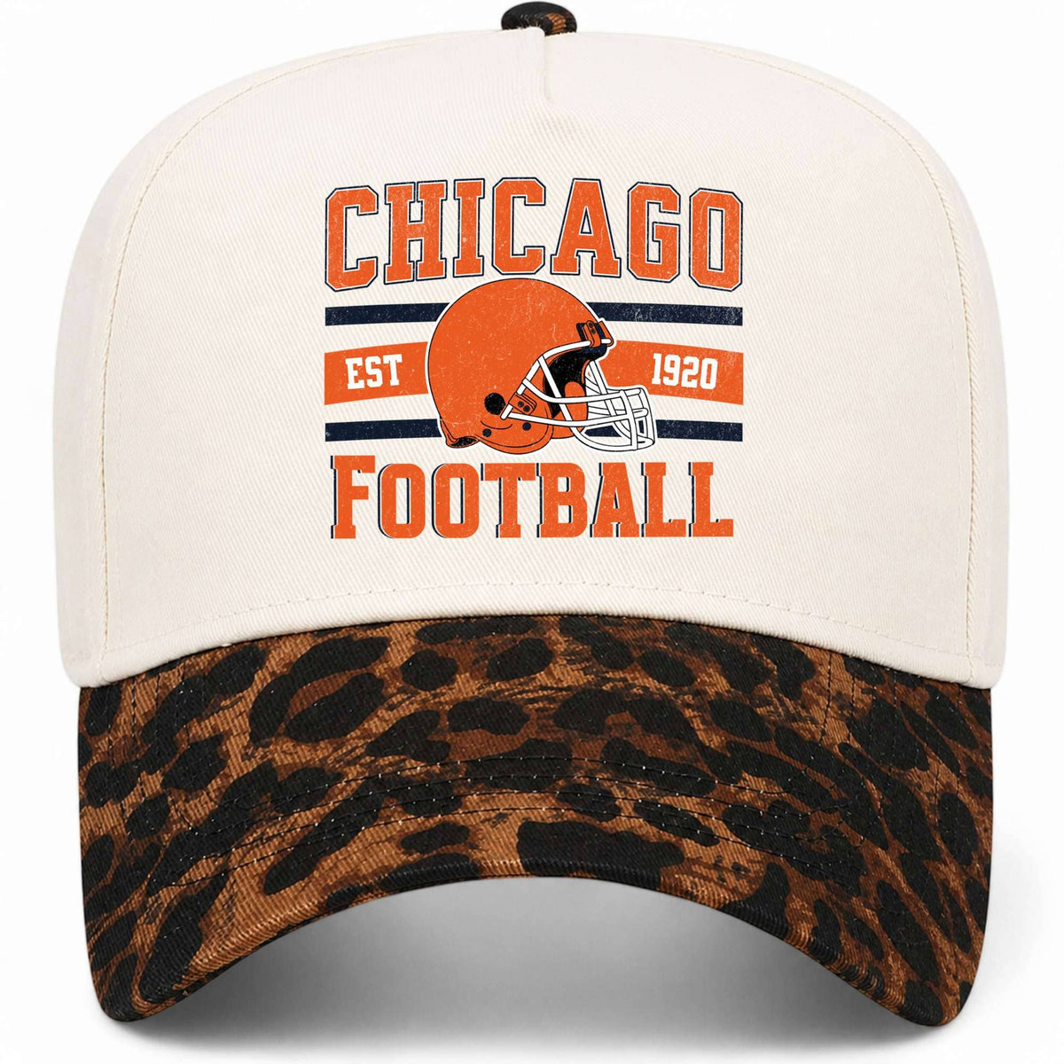 CHICAGO FOOTBALL LEOPARD HAT