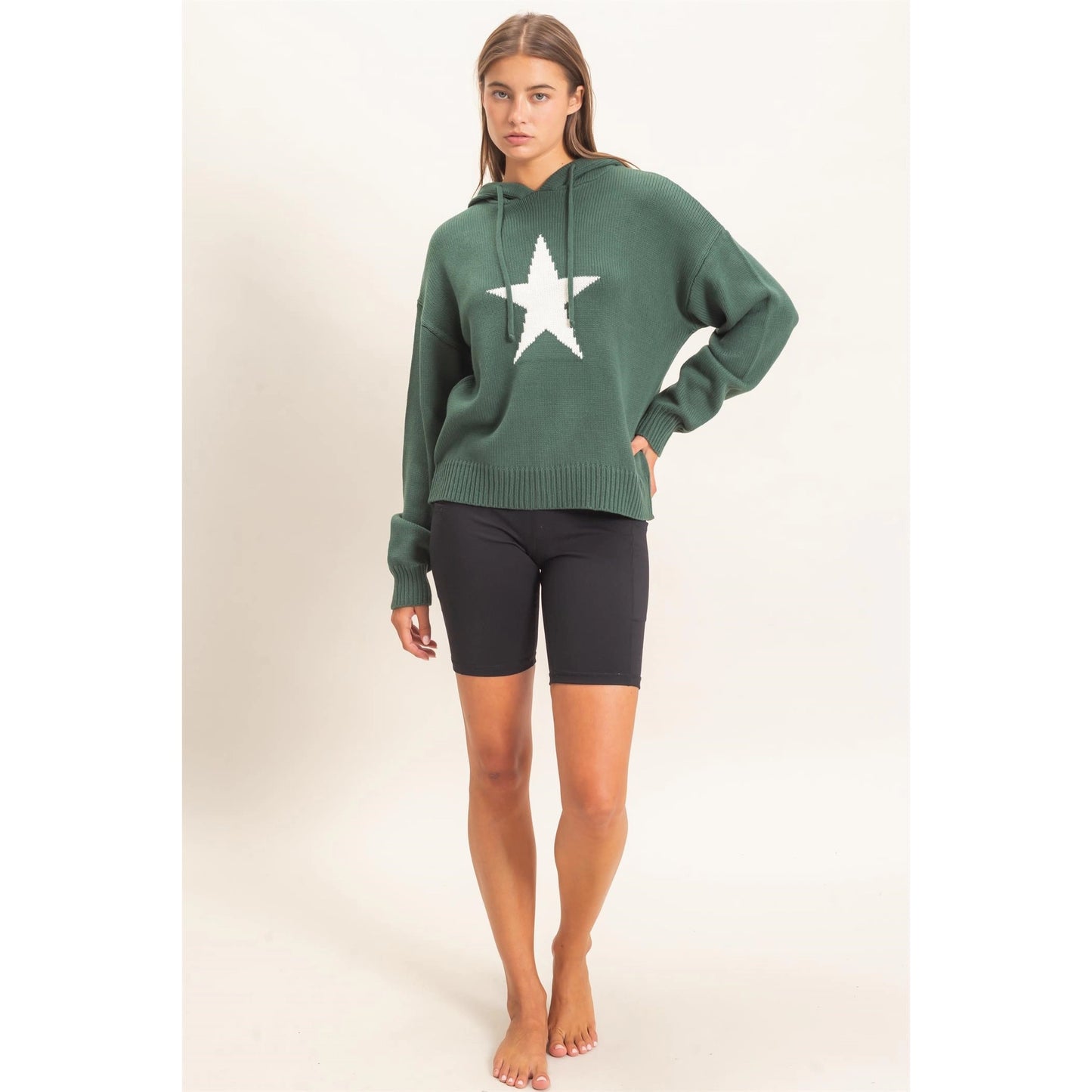 STAR HOODIE SWEATER