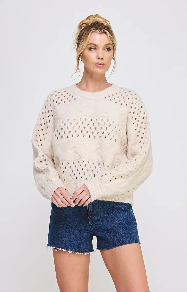 OPEN KNIT SWEATER