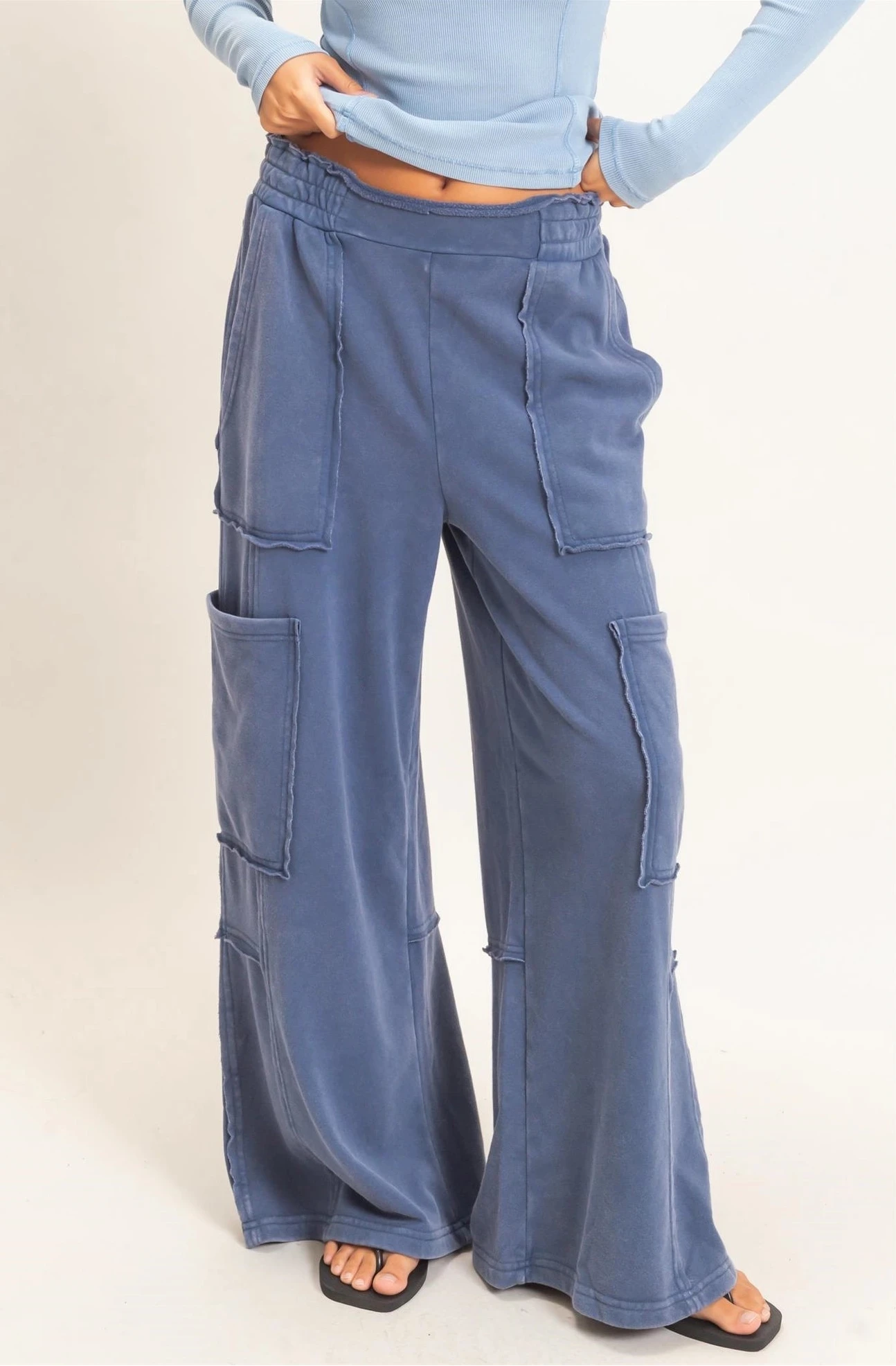 MINERAL WASH CARGO PANT