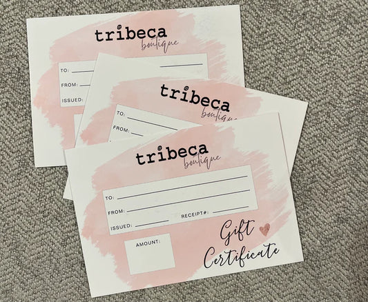 TRIBECA BOUTIQUE GIFT CARD