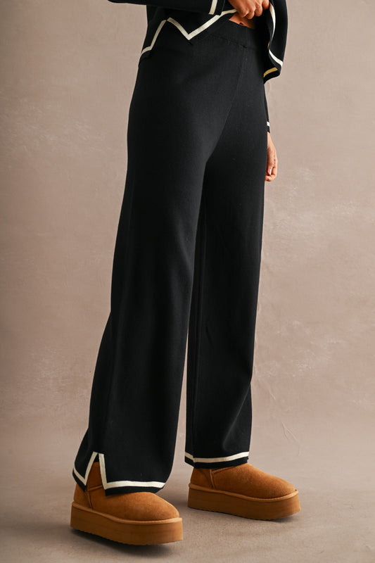 CONTRAST DETAIL PANT