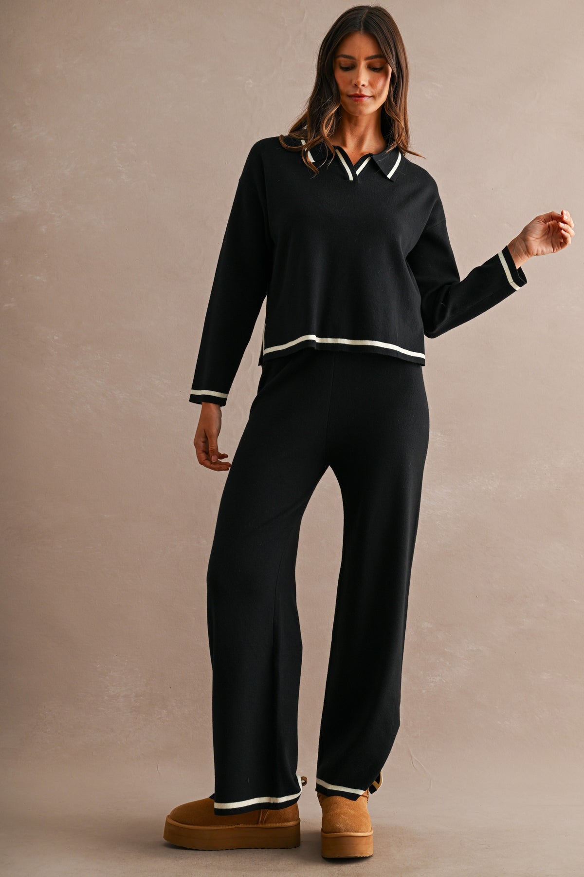 CONTRAST DETAIL PANT