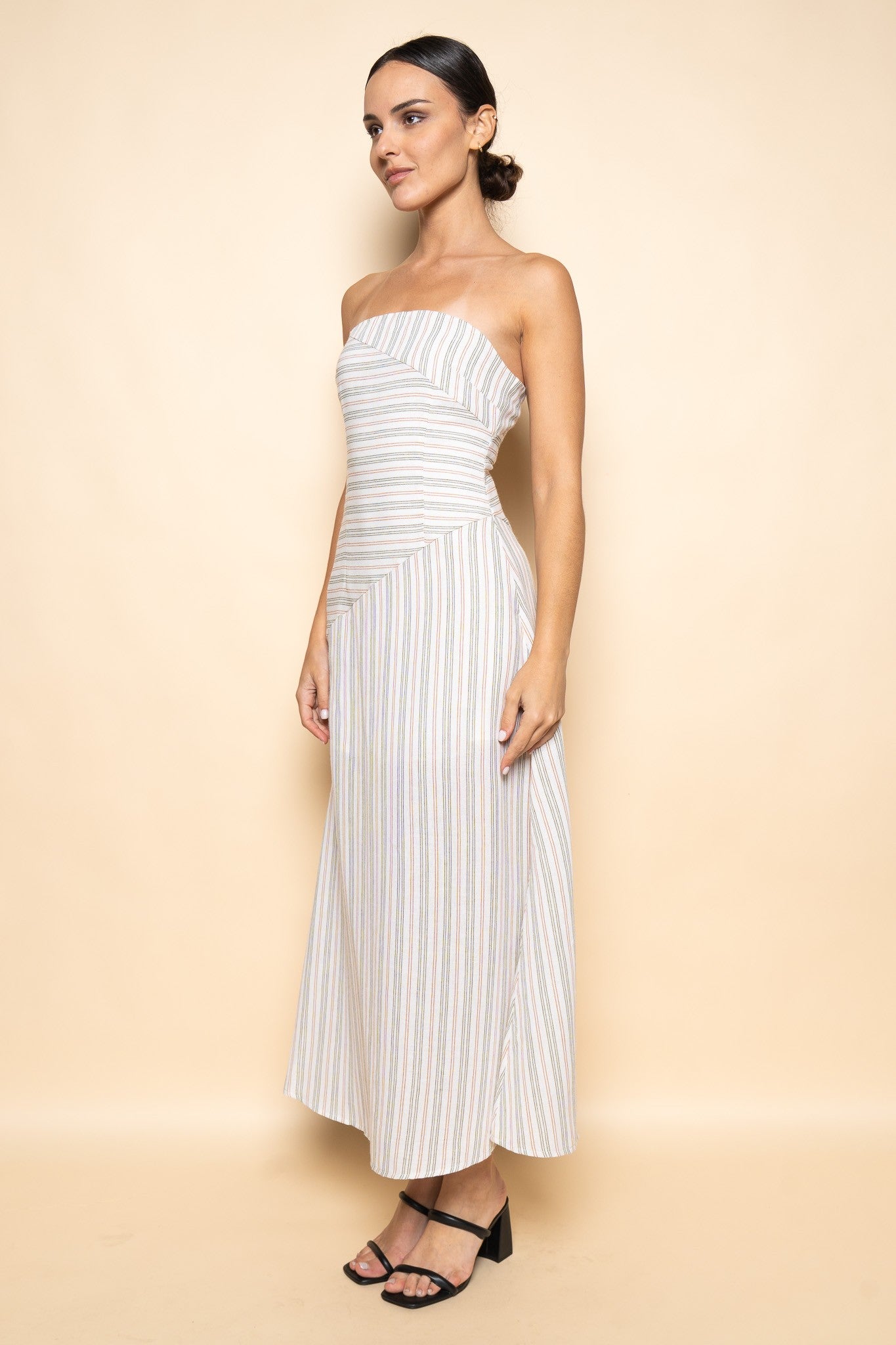 STRAPLESS MAXI DRESS