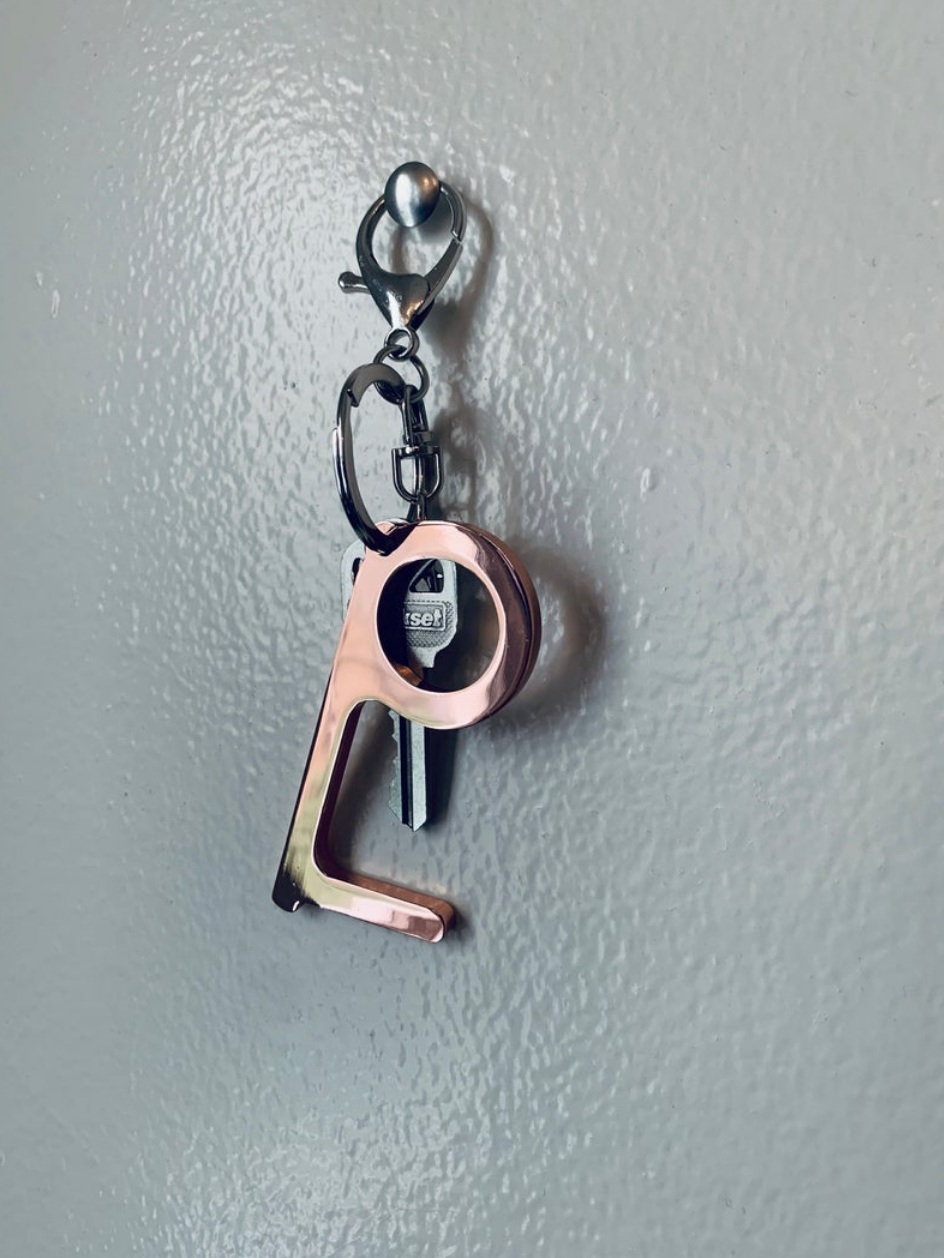 TOUCHLESS COPPER KEY CHAIN