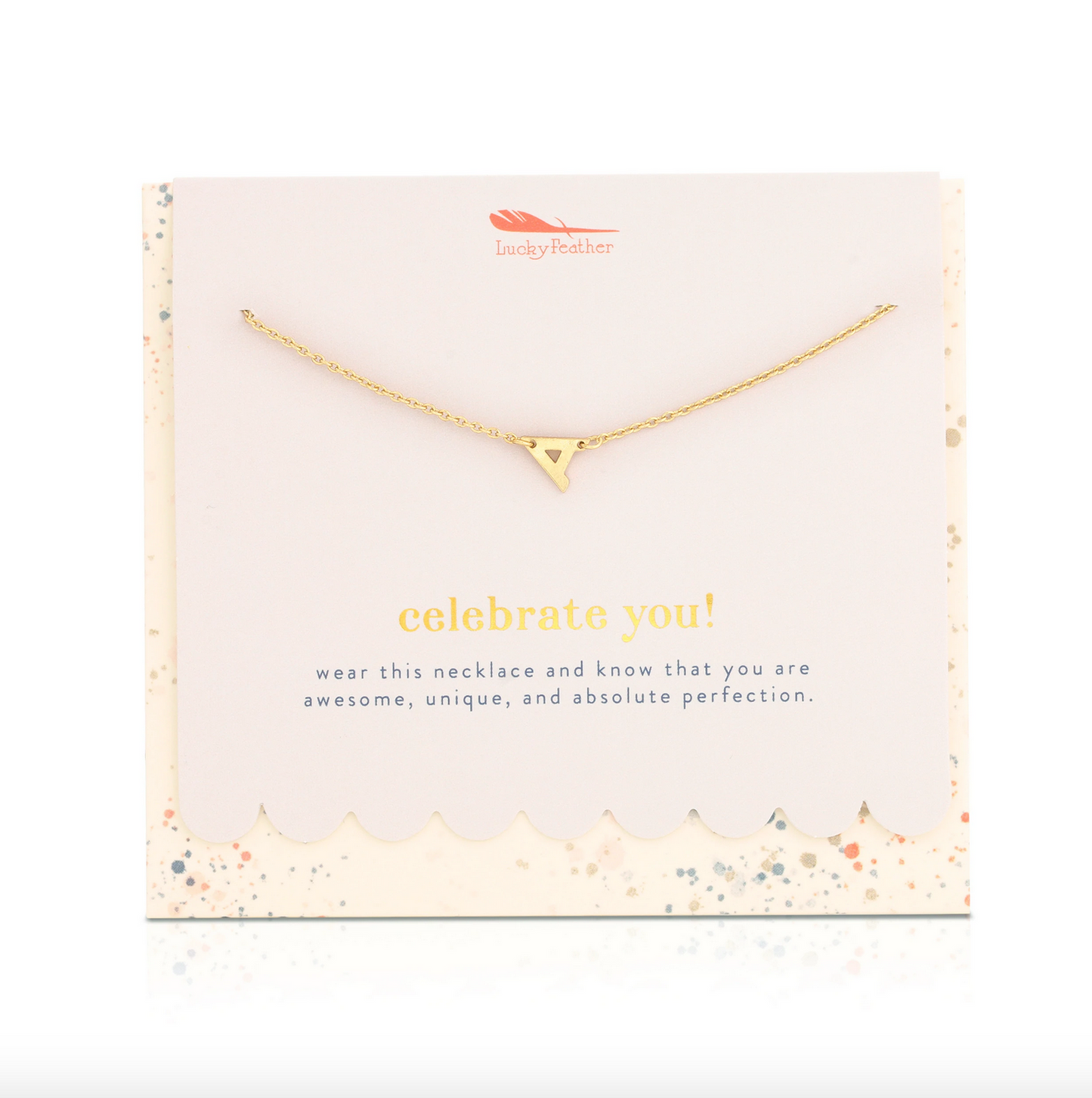 INITIAL ENVELOPE NECKLACE