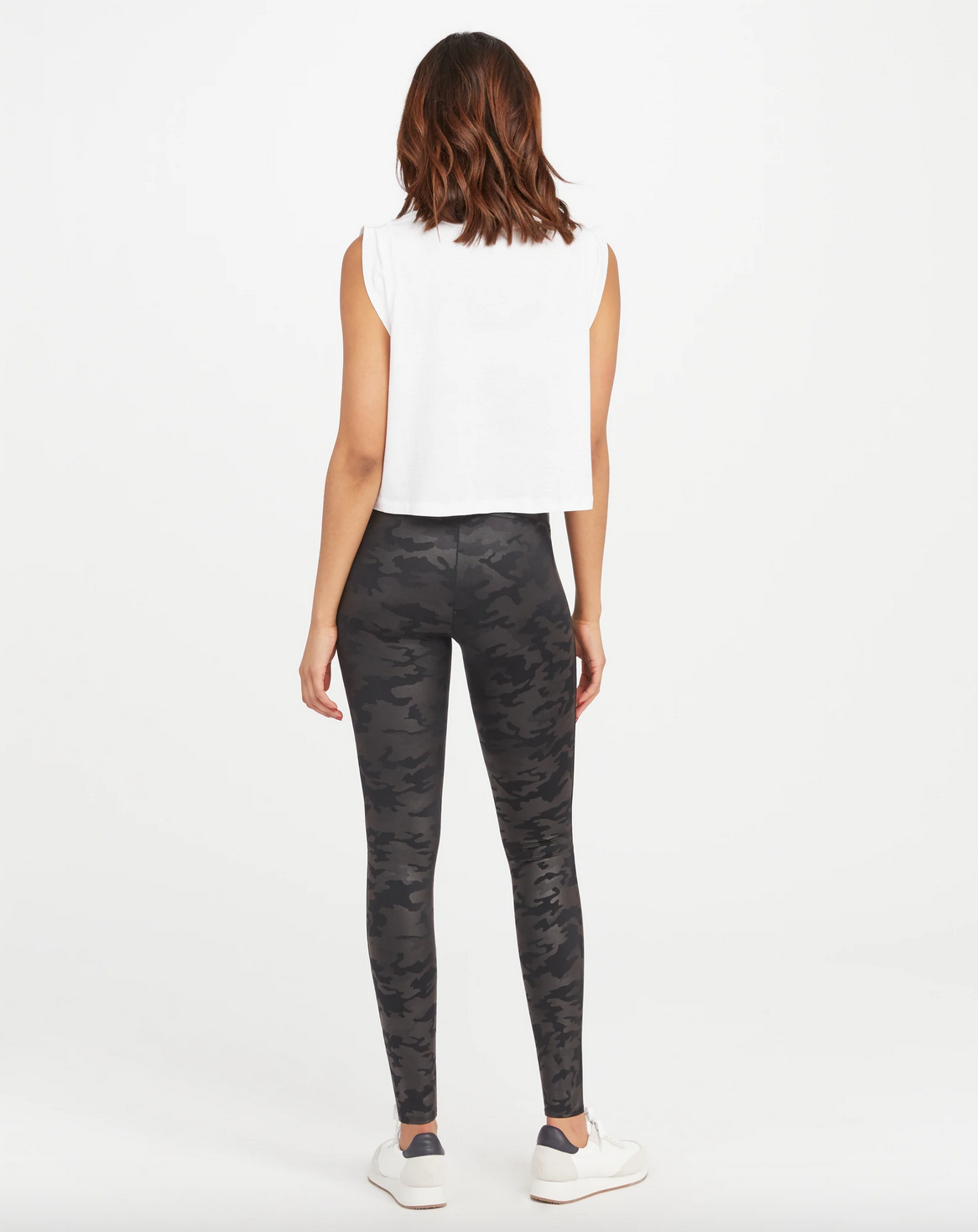 CAMO LEATHER LEGGING