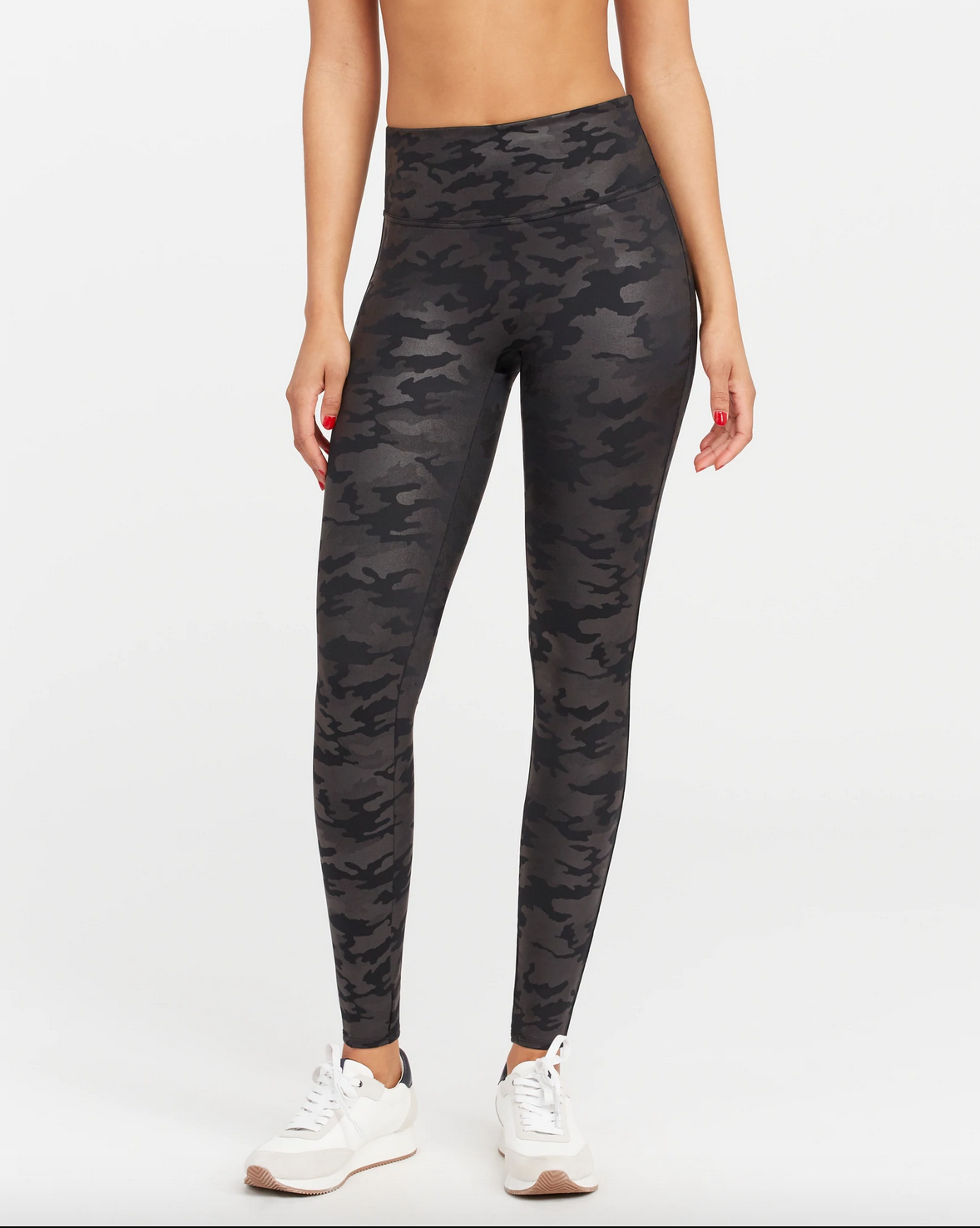 CAMO LEATHER LEGGING